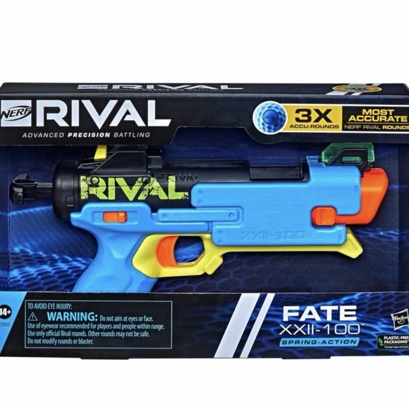 Nerf Rival Fate XXII-100 Blaster - Blue, Orange, and Yellow - Picture 16 of 16
